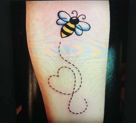 cute bumble bee tattoo